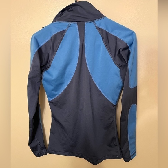 Nike Pro Dri-Fit Blue 3/4 Zip Pullover Sz S - Picture 6 of 7